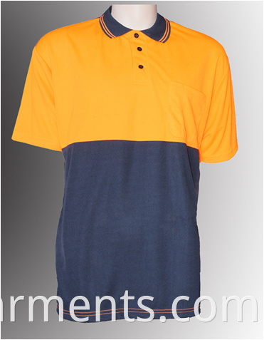 男士安全polo衬衫短袖 Men's safety polo shirt short sleeve